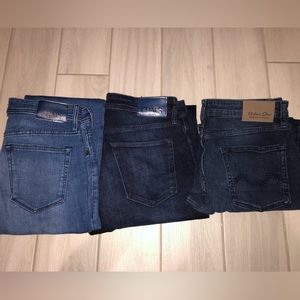 Bundle of three Straight Denim Pants 32/30
